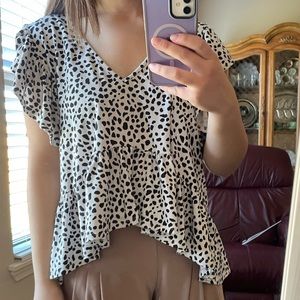 Alter’d State polka dot flowy top